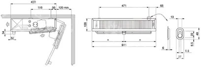 výparník ECO - Luvata EVSB-101ED, 0.72 kW (dT 8 st., R404A), s odtáváním